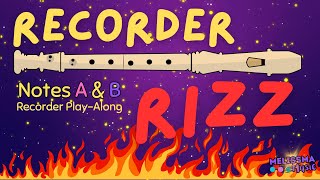 Recorder Rizz Notes AampB Techno Recorder JAM [upl. by Allx]