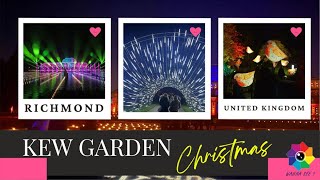 Kew Gardens Christmas Lightening [upl. by Secor]