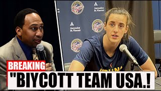 quotTEAM USA UNDER FIRE Caitlin Clark and Stephen A Smith Unload on Controversial Decisionquot [upl. by Ynattir]