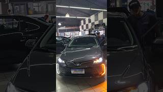 Moldura DRL e Seta Sequencial Corolla Xei 2024  Lâmpada Ultra Led shorts corolla [upl. by Woodsum143]