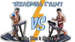 OVICX i1 TREADMILL STUNT SHOWDOWN  WHO DOES IT BETTER [upl. by Borroff]