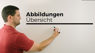 Abbildungen Übersicht Wo kommt eine Abbildung in der Mathematik vor Mathe by Daniel Jung [upl. by Ebba]