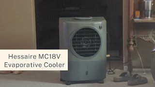 Hessaire MC18V Portable Evaporative Cooler Review [upl. by Vaules]