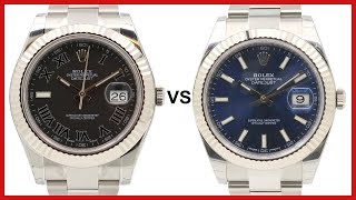 OLD Rolex Datejust II vs NEW Datejust 41 Fluted White Gold COMPARISON [upl. by Kacy855]