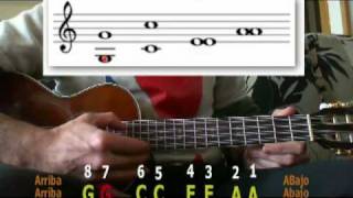 Afinar Ukelele de 8 Cuerdas  8 Strings Ukulele Tuning [upl. by Enimzzaj]