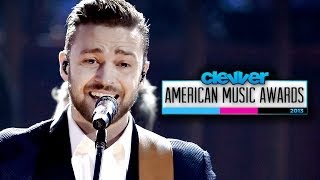 Justin Timberlake quotDrink You Awayquot Country Performance at American Music Awards 2013 [upl. by Amlev399]