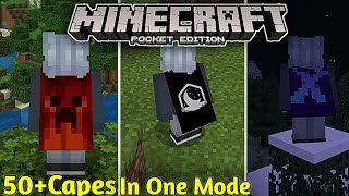 Capes Mod for Minecraft Pe 120 50Capes [upl. by Chastity]