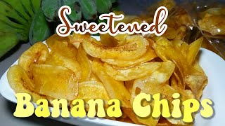 How to make CRISPY Sweetened Banana Chips  TutorialTube PH [upl. by Arahat]