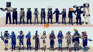 SPEAKERMAN TEAM vs ARCHER TEAM  Totally Accurate Battle Simulator [upl. by Colvert]