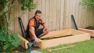 How to Build a Raised Garden Bed  Mitre 10 Easy As DIY [upl. by Lavella]