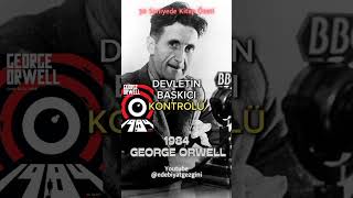 1984GEORGE ORWELL 30 Saniyede Kitap Özeti kitapözeti shorts [upl. by Siocnarf]