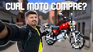 Compré mi PRIMERA MOTO ¿cuál escogí [upl. by Waki]