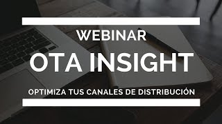 Webinar Optimiza los canales de distribución de tu hotel [upl. by Mishaan]