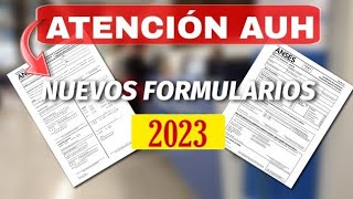 AUH NUEVO FORMULARIO DE LA LIBRETA Y LA AYUDA ESCOLAR 2023 [upl. by Jesh56]