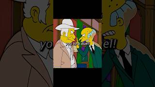 Mr Burns challenged the cowboy to a duel😨 [upl. by Kauppi980]