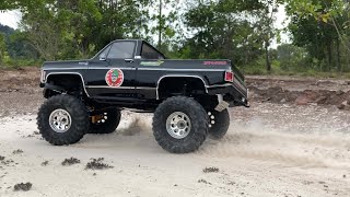 Chevrolet K10 TRX4  RC Crawler  Off road 20 [upl. by Nwahsid930]