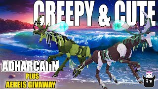 Creepy amp Cute  PLUS AEREIS GIVEAWAY  Adharcaiin  Creatures of Sonaria  Roblox [upl. by Ameerahs]