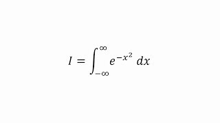 The Gaussian Integral [upl. by Ecerahc]