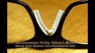 FielmannBrille rutschfest machen  Making glasses nonslip [upl. by Avruch130]