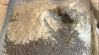 HOW TO MIX CONCRETE MANUALLY [upl. by Bissell]