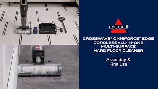 Assembly amp How To Use  CrossWave® OmniForce™ Edge AllinOne MultiSurface Cleaner [upl. by Mullins209]