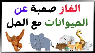 الغاز وفوازير صعبه عن الحيوانات والطيور  الأذكياء وحدهم من يستطيعوا حلها  الغازالحيوانات [upl. by Nothsa]