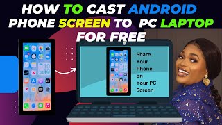 How To Cast Android Phone Screen To PC Laptop For Free  Connect Phone To PC Laptop [upl. by Animor484]