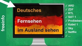 Deutsches Fernsehen weltweit im Ausland schauen So gehts [upl. by Benenson257]