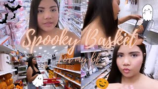 shopping for my bfs spooky basket [upl. by Ahsyekat]