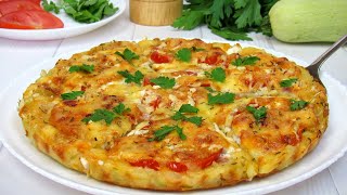 Пицца из кабачков Очень вкусно ☆ Ещё один удачный рецепт блюда из кабачков ☆ Кабачковая пицца [upl. by Ferriter]