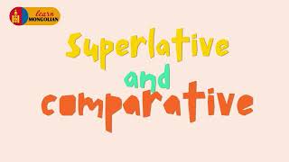 superlative and comparative form of adjectives learnmongolian [upl. by Sam]