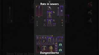 Hunting down juicy rogues in the sewers dungeonborne rogue druid [upl. by Evars]