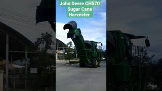 John Deere CH570 Sugar Cane Harvester  Drive test [upl. by Baecher962]