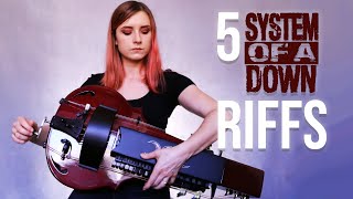 5 System of a Down riffs on hurdy gurdy [upl. by Alda]