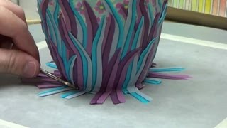 Vase flower cane part2 finished [upl. by Lrak]