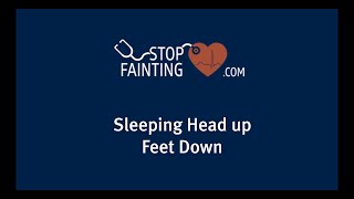 Sleeping with Head up Feet down to help manage symptoms [upl. by Peale]