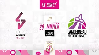 LFB 20222023 J11  Lyon  Landerneau  Match complet [upl. by Aicilet931]