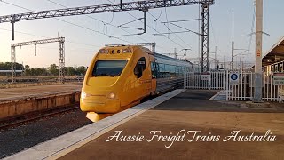 City of Rockhampton tilt train  Rockhampton to Brisbane service  Rockhampton Railway Station [upl. by Kylen800]