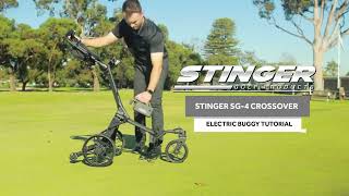 Stinger SG4 Crossover Remote Control Electric Golf Buggy  Instructional Video [upl. by Dhar558]