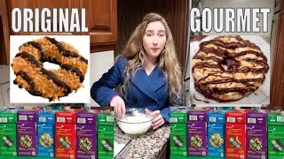 Average Human Attempts to Make Gourmet Girl Scout Cookies [upl. by Airdnoed]