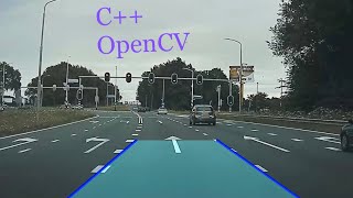 Lane detection with C and OpenCV [upl. by Helge]