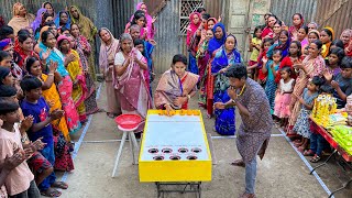 ৭ বল গড়িয়ে প্রয়োজনীয় ৭ উপহার জেতার চ্যালেঞ্জ। গ্রামের দিদিরা মজার খেলা দেখে অসাধারন বিনোদনে মেতে উঠল [upl. by Garaway713]