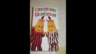 Opening To Bananas In Pajamas Pink Spots 1996 VHS [upl. by Takeshi]