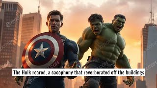 captain America vs Hulk fighting  Friendship vs Fury A Heroic Clash [upl. by Aneerak]