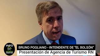 Bruno Pogliano acompañó a la presentación de la Nueva Agencia de Turismo de la Provincia [upl. by Reerg]