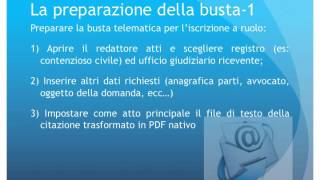 Liscrizione a ruolo telematica della citazione cartacea [upl. by Annekim]