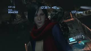 RE6 PS4 Mercenaries xMsDisaster w xTheAngelicLove Mining The Depths 1244K Training Match [upl. by Sternberg130]