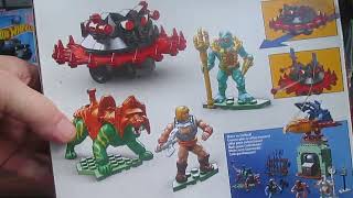 Masters of the Universe HeMan  Battle Cat vs Roton Toy Unboxing amp Review  Mega Construx Figures [upl. by Erait]