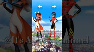 Miraculous Ladybug Choose yourFavoriteCharactersLadybugAdrien short Edit [upl. by Korenblat364]