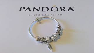 Pandora daisy clasp snake chain bracelet [upl. by Utley]